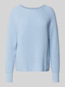 Comfort fit gebreide pullover van puur katoen