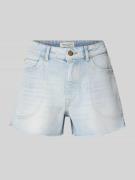 Regular fit korte jeans van katoenmix