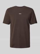 T-shirt met labelprint, model 'TCHUP'