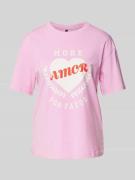 Relaxed fit T-shirt van puur katoen, model 'SOPHIE MIA'