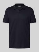 Poloshirt met ribboorden, model 'Clark'