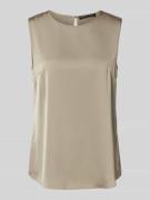 Regular fit blousetop met ronde hals