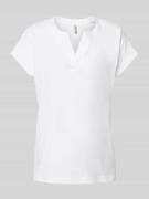 T-shirt met V-hals, model 'DERBY'