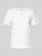 Regular fit T-shirt van puur katoen, model 'KETTY LIFE'