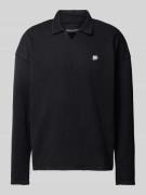 Regular fit poloshirt met logobadge, model 'BELDON'