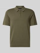 Regular fit poloshirt met labeldetail, model 'MILANO SPRING'