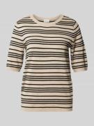 Gebreide pullover met 1/2-mouwen, model 'Mala'