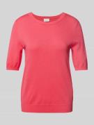 Gebreide pullover met 1/2-mouwen, model 'lizza'