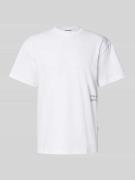 T-shirt met labelprint, model 'RAVI'