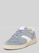 Lage sneakers van suède