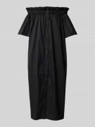 Midi-jurk met knoopsluiting, model 'SHIRLEY-DRESS'