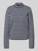 Gebreide pullover met opstaande kraag, model 'Tamie'