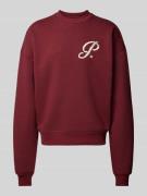Gebreide pullover met ribboorden, model 'Soho'