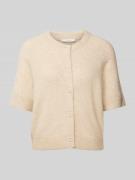 Gebreid jack met knoopsluiting, model 'Doriana'
