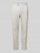 Regular fit pantalon met bandplooien, model 'DICLIFF Turn Up'