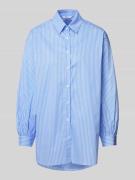 Regular fit overhemdblouse met ballonmouwen, model 'LUNA'