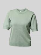 T-shirt in gebreide look, model 'LENA'