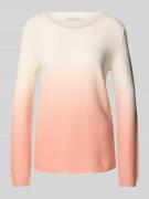 Regular fit gebreide pullover met kleurverloop
