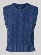 Gebreide pullover in mouwloos design