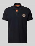 Regular fit poloshirt met labelstitching, model 'CLANIS'