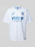 T-shirt met labelprint