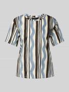 T-shirt met ronde hals, model 'CADINE'