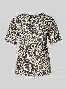T-shirt met ronde hals, model 'CADINE'