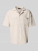Oversized vrijetijdsoverhemd met 1/2-mouwen, model 'ACADO'