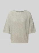 Gebreide pullover met 1/2-mouwen, model 'DILARY'