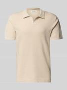 Regular fit poloshirt met structuurmotief, model 'MATEO'