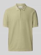 Relaxed fit poloshirt met structuurmotief, model 'EDWARD'