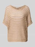 Gebreide pullover met vleermuismouwen, model 'MARAX'