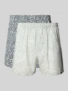 Boxershort met labeldetail in een set van 2 stuks
