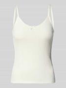 Regular fit top van puur katoen, model 'LISA'