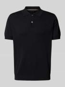 Poloshirt met labeldetail