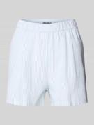 Relaxed fit korte broek met plooien