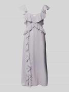 Maxi-jurk met volants
