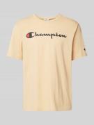 T-shirt met labelprint