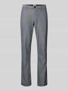 Modern fit chino met riemlussen, model 'Matthew'