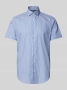 Regular fit zakelijk overhemd met kentkraag