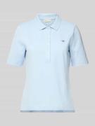 Poloshirt met labelstitching