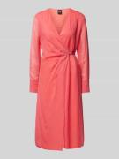 Midi-jurk met V-hals, model 'Dosala'