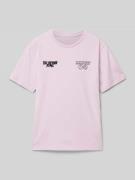 Regular fit T-shirt van katoen
