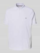Regular fit poloshirt van katoenmix