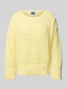 Gebreide pullover met ronde hals, model 'Sumeria'