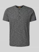 T-shirt met henley-kraag