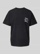 T-shirt met labelstitching, model 'PRIMAVERA'