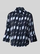 Regular fit overhemdblouse met 3/4-mouwen, model 'Zellie'