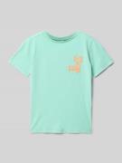 Regular fit T-shirt van puur katoen