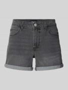 Regular fit korte jeans van katoenmix, model 'PEGGY'